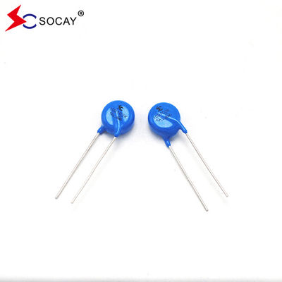 10D Series Metal Oxide Varistor 10D820K / 10D820KJ Φ10mm 135VC Δυνατότητα ονομαστικής ισχύος 0,4W