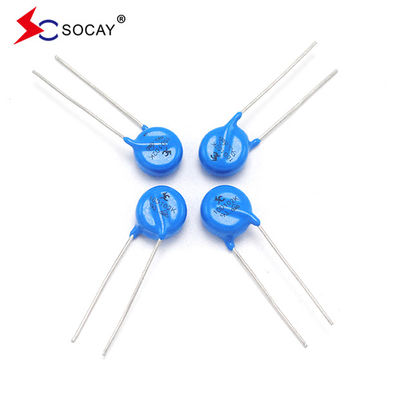 10D Series Metal Oxide Varistor 10D820K / 10D820KJ Φ10mm 135VC Δυνατότητα ονομαστικής ισχύος 0,4W
