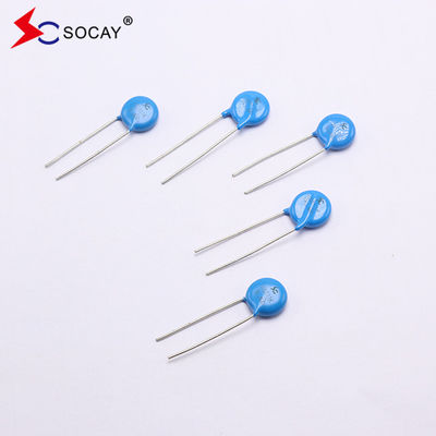 10D Series Metal Oxide Varistor 10D820K / 10D820KJ Φ10mm 135VC Δυνατότητα ονομαστικής ισχύος 0,4W
