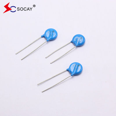 10D Series Metal Oxide Varistor 10D820K / 10D820KJ Φ10mm 135VC Δυνατότητα ονομαστικής ισχύος 0,4W