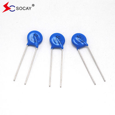 10D Series Metal Oxide Varistor 10D820K / 10D820KJ Φ10mm 135VC Δυνατότητα ονομαστικής ισχύος 0,4W