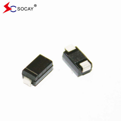 SMA Πακέτο Δίοδος Σίλικον Ζενέρ 1SMA4728A 1W 3.3V Δικαιούμενο ρεύμα Ζενέρ 285mA