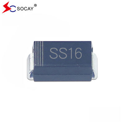 Συσκευή SMD 60V Διορθωτής Schottky SS16A Δίοδος Schottky DO-214AC