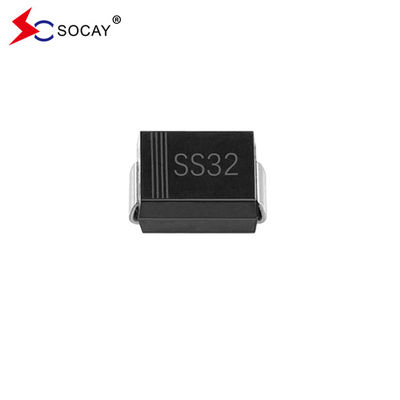 20VRRM Δίοδος φραγμού Schottky SS32B Επιφανειακή τοποθέτηση VRMS 14V SMB Package