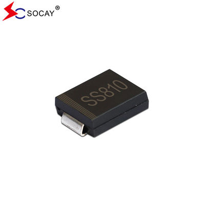 100VRRM Επιφανειακό όρος Δίοδος φραγμού Schottky SS810C 70VRMS Πλήρωση SMC τάσης